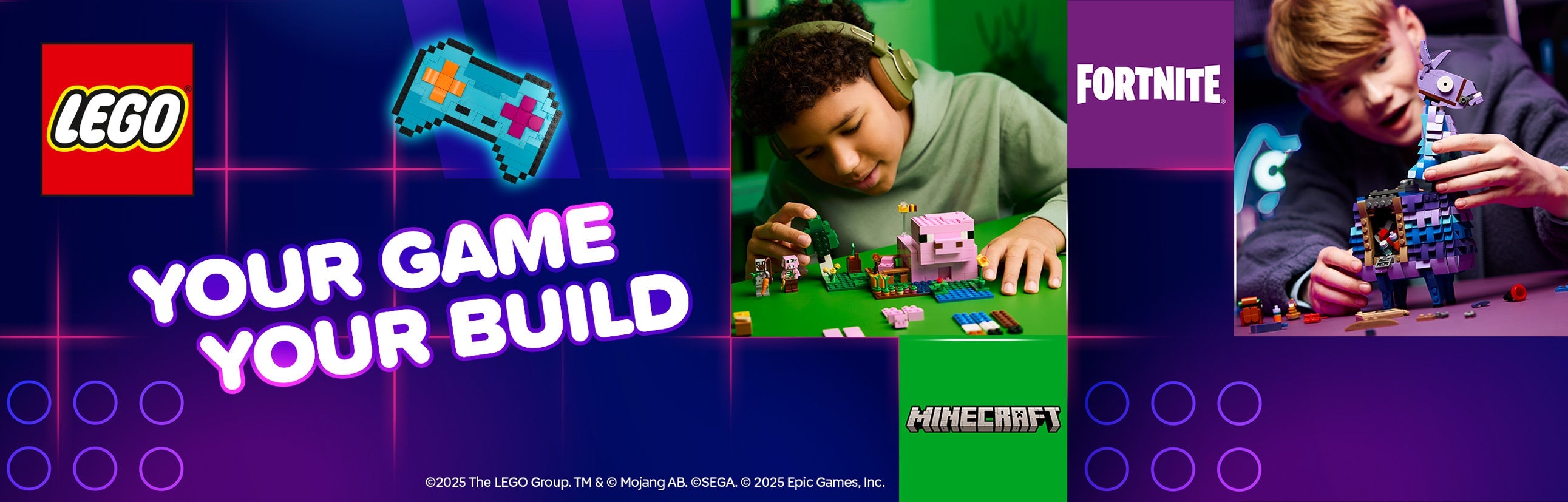 The Gaming Worlds meet LEGO®