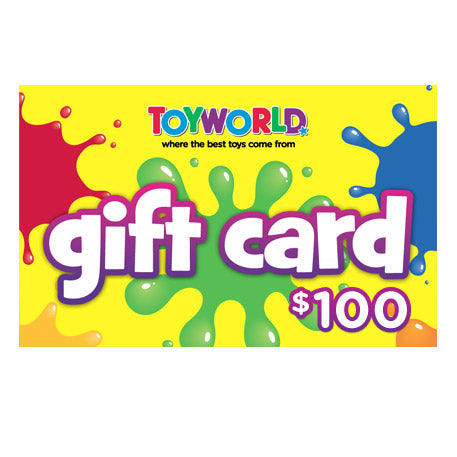 $100.00 TOYWORLD GIFT CARD