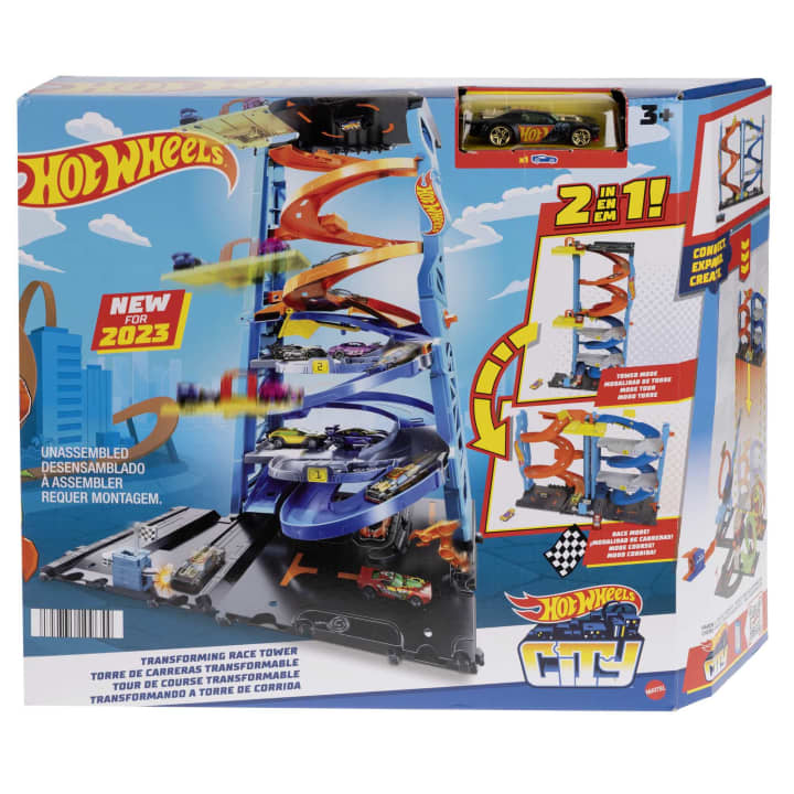 Hot Wheels City Transforming Race Tower – Toyworld NZ