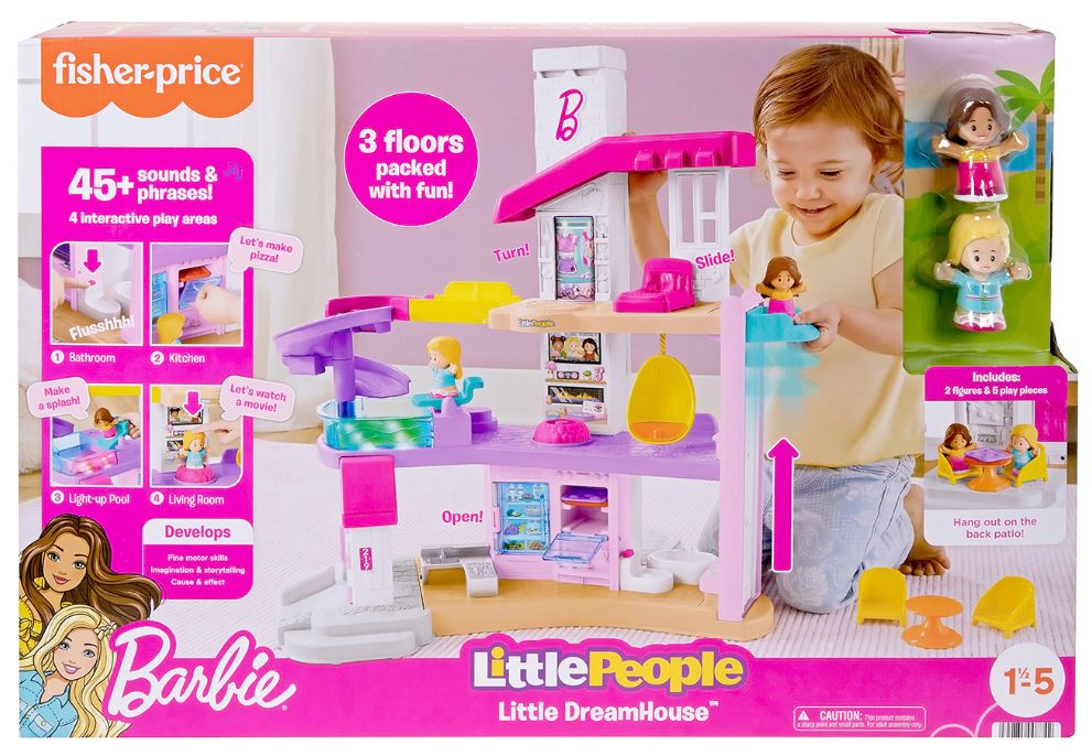 Fisher-Price Little People Barbie Little DreamHouse – Toyworld NZ