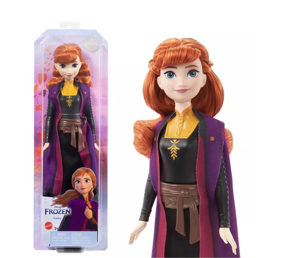 Disney Frozen Core Fashion Doll Anna In Black Dress – Toyworld NZ Disney Frozen Core Fashion Doll Anna In Black Dress – Toyworld NZ