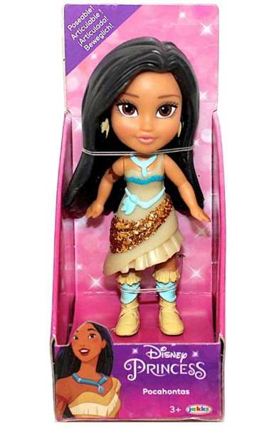 Disney Princess Mini Toddler Doll Pocahontas In Sequin Dress