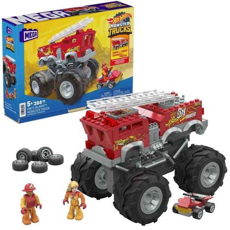 MEGA Construx Hot Wheels Monster Trucks Hw 5-Alarm Building Set