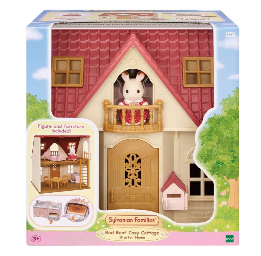 SYLVANIAN FAMILIES RED ROOF COSY COTTAGE STARTER HOME