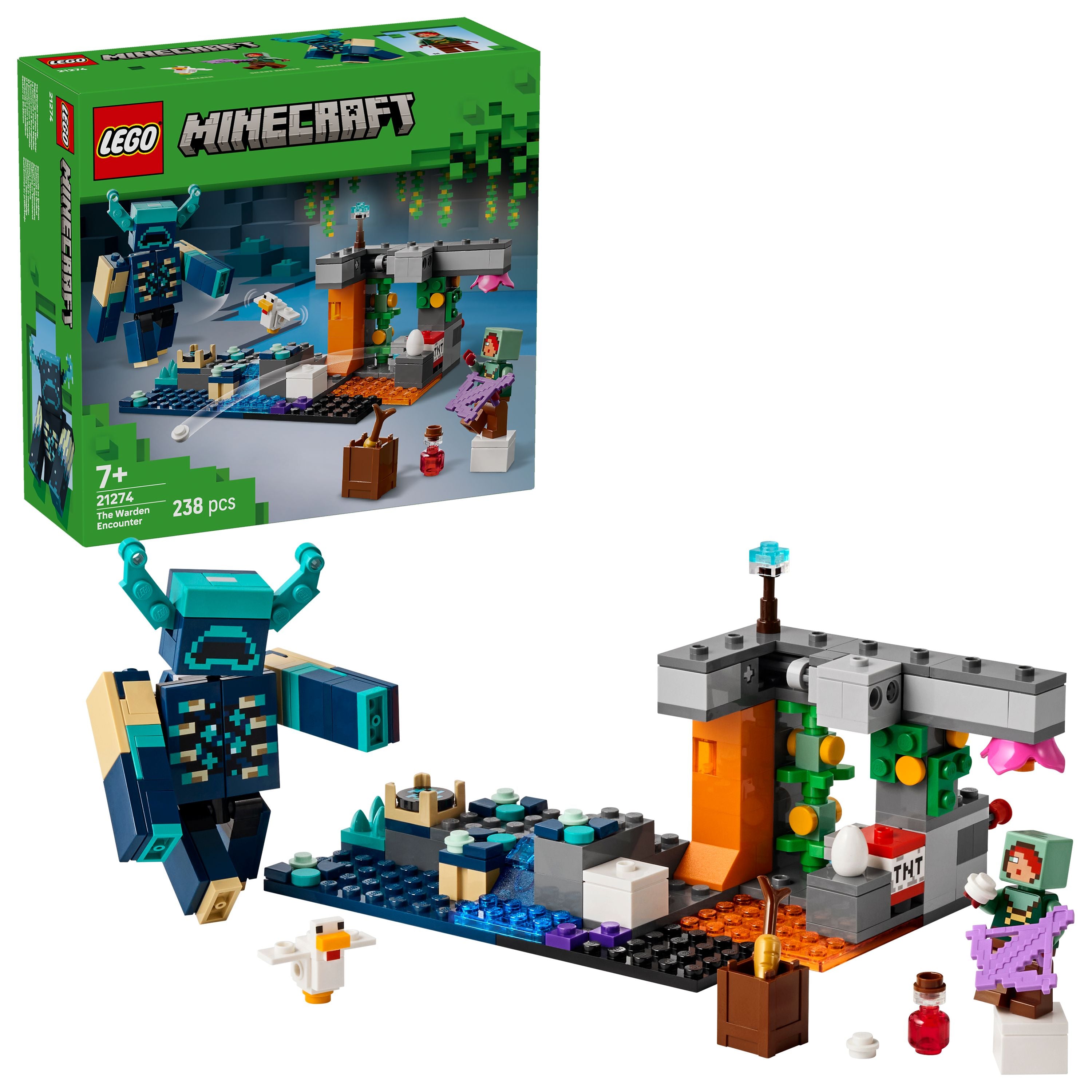 LEGO 21274 Minecraft The Warden Encounter – Toyworld NZ