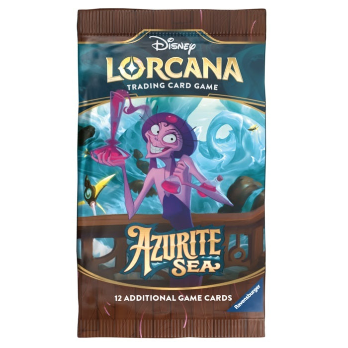 lorcana azurite sea legendary cards Disney Lorcana Series 6 Azurite Sea Booster Pack – Toyworld NZ