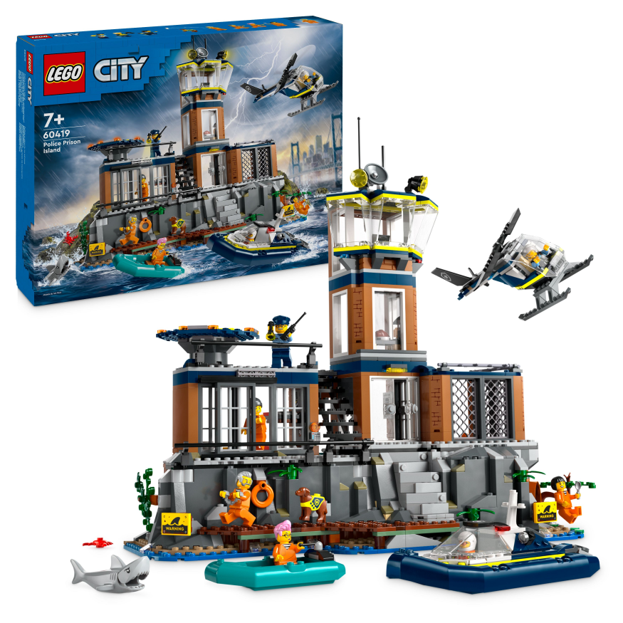 LEGO 60419 City Police Prison Island – Toyworld NZ