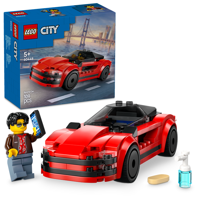 LEGO 60448 City Red Sports Car – Toyworld NZ