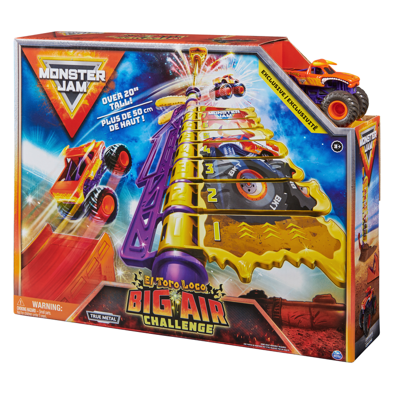Monster Jam 1:64 El Toro Loco Big Air Challenge Playset – Toyworld NZ