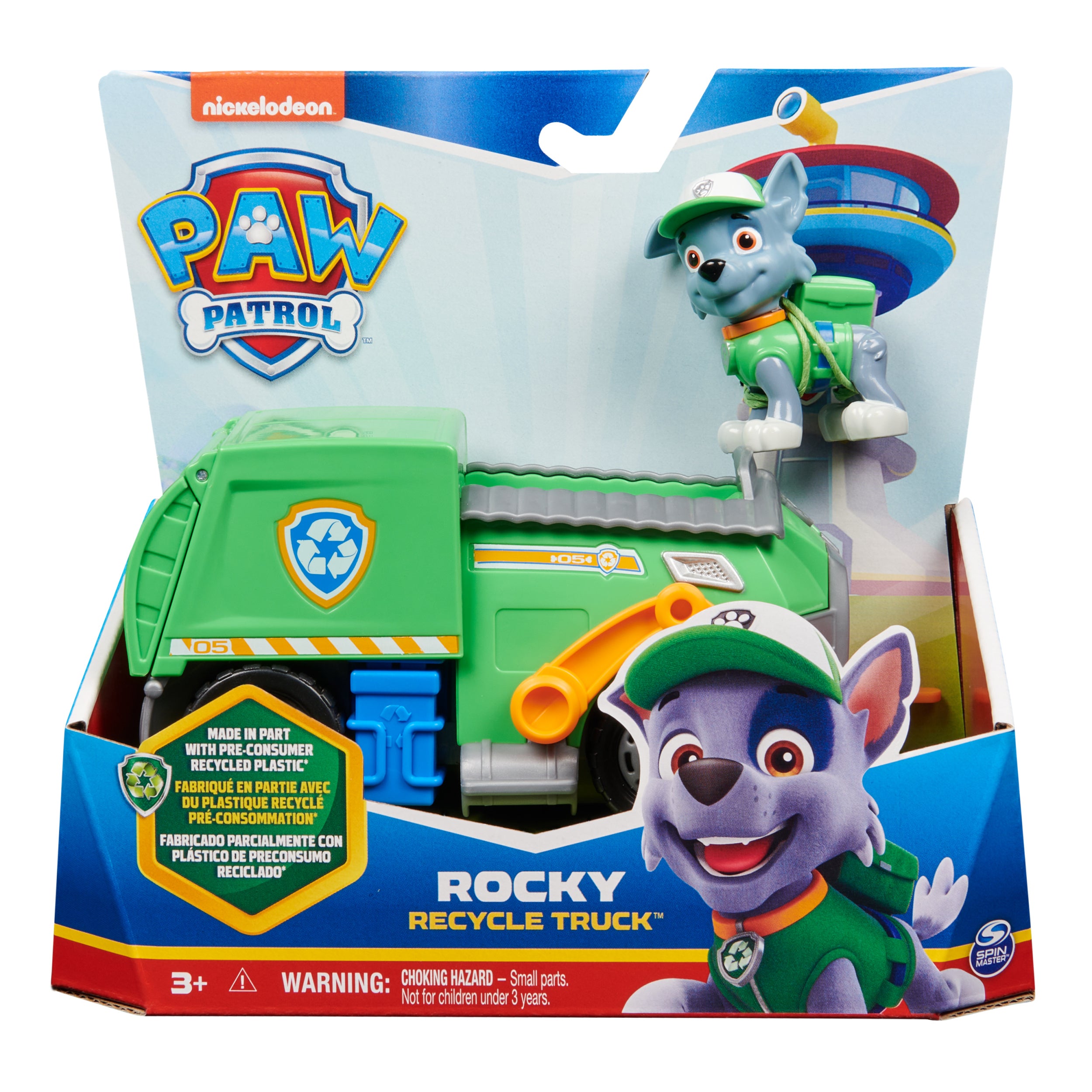 Patrol Mighty Pups Rocky Paw Patrol Juguete PAW Patrol Recycle