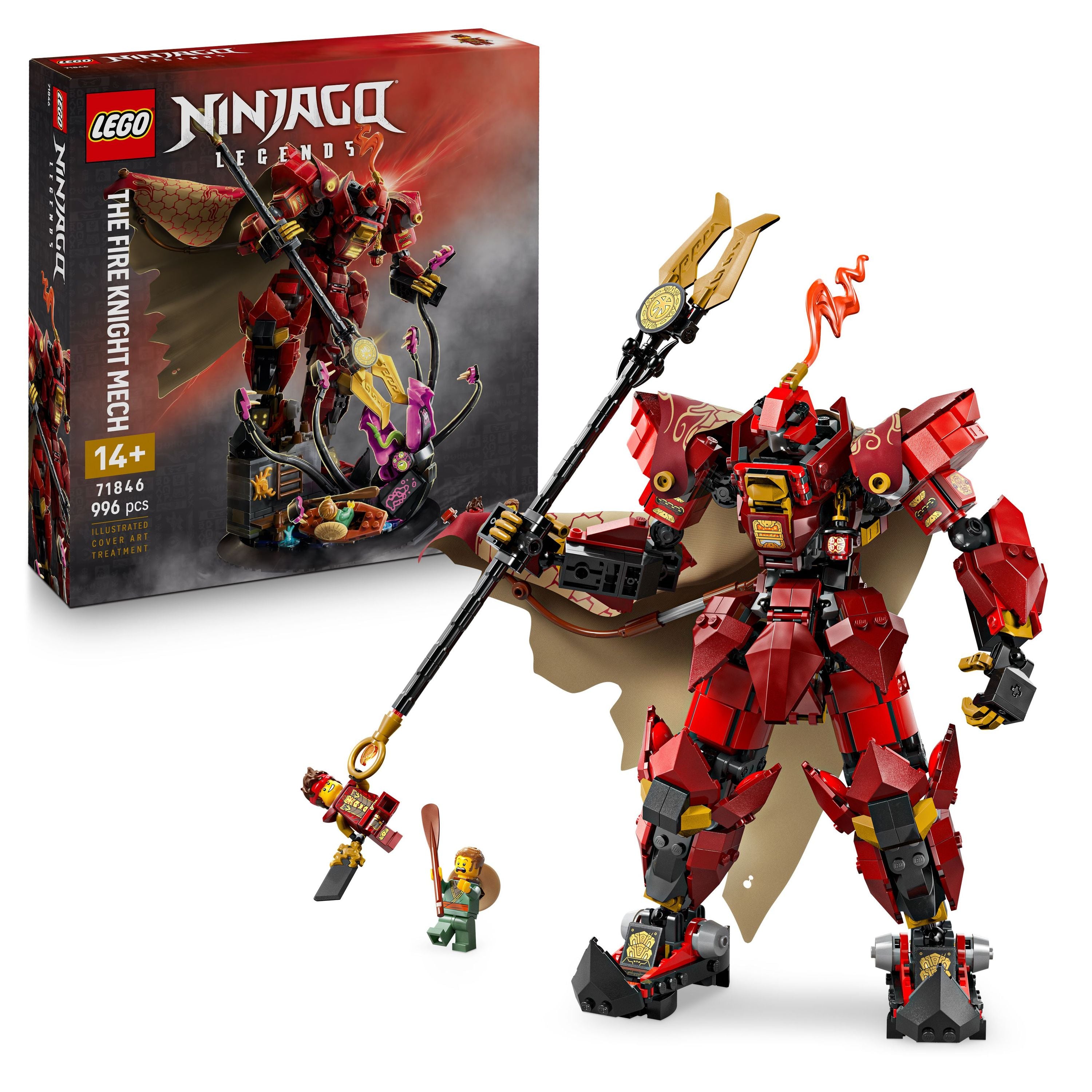 LEGO 71846 NINJAGO The Fire Knight Mech – Toyworld NZ