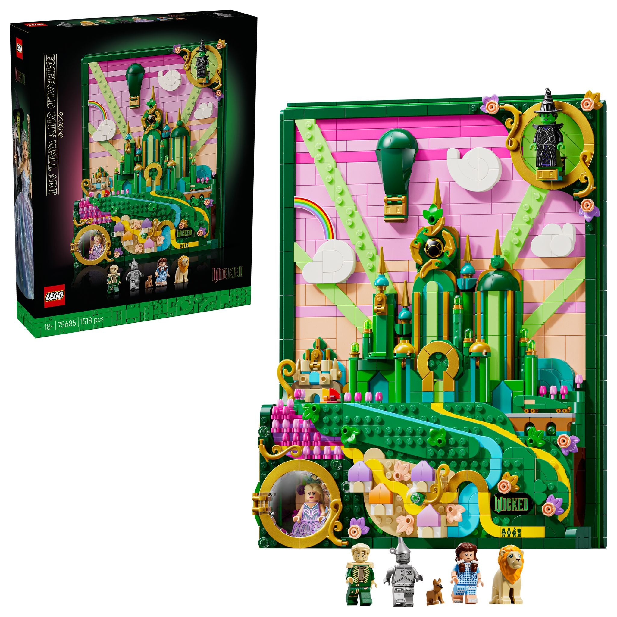 LEGO 75685 Wicked Emerald City Wall Art – Toyworld NZ