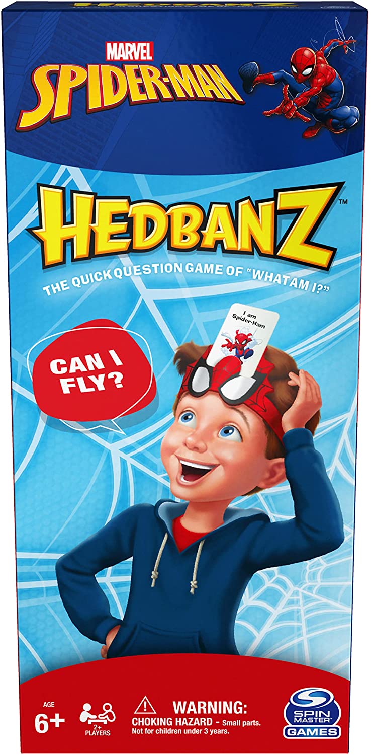 Hedbanz Singles Game Spiderman – Toyworld NZ