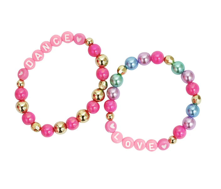 *Bundle* 3 Pairs Pink Junior Ballet Anklets main image 0