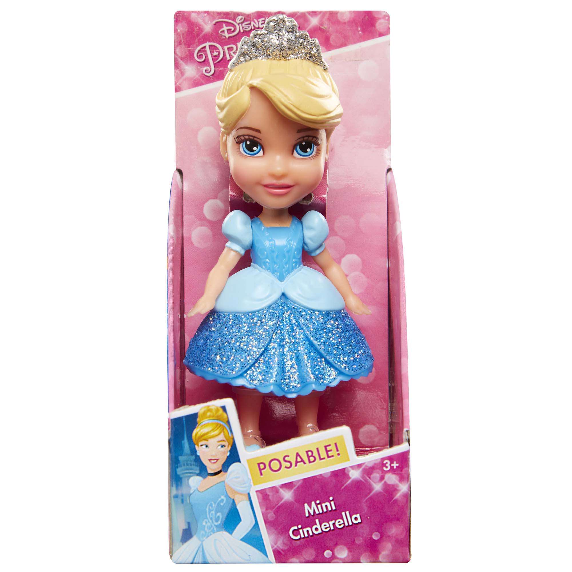 Disney Princess Mini Toddler Doll Cinderella In Blue Dress  Toyworld NZ
