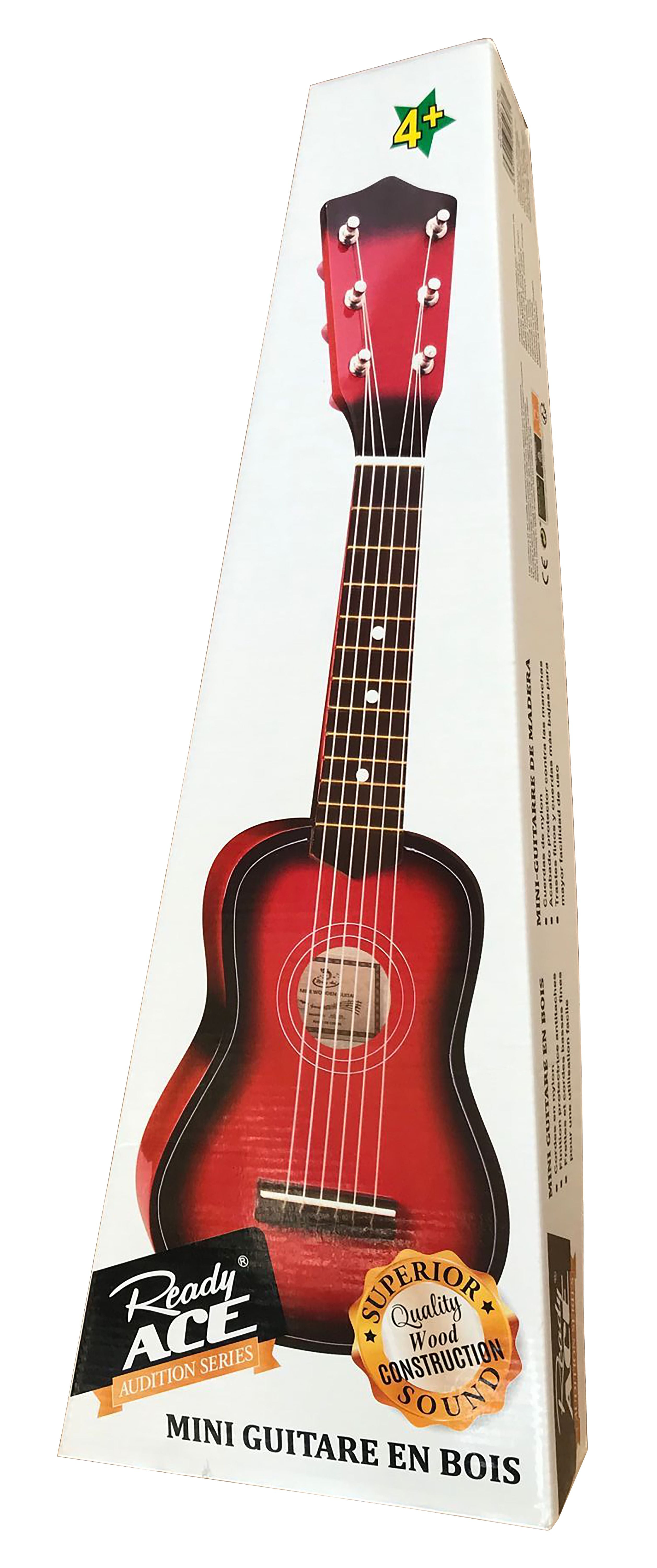 Ready Ace Audition Series Mini Wooden Guitar Red 52cm – Toyworld NZ