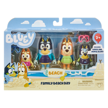 BLUEY S9 FIGURE 4 PACK - FAMILY BEACH DAY