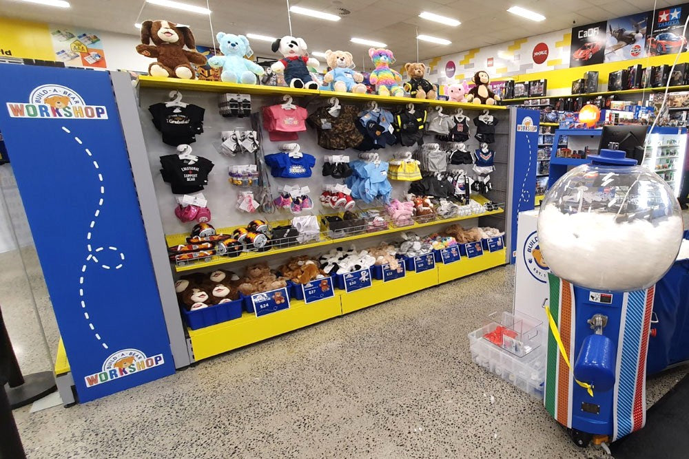 Build-a-Bear is available at the Toyworld Dunedin New Zealand store