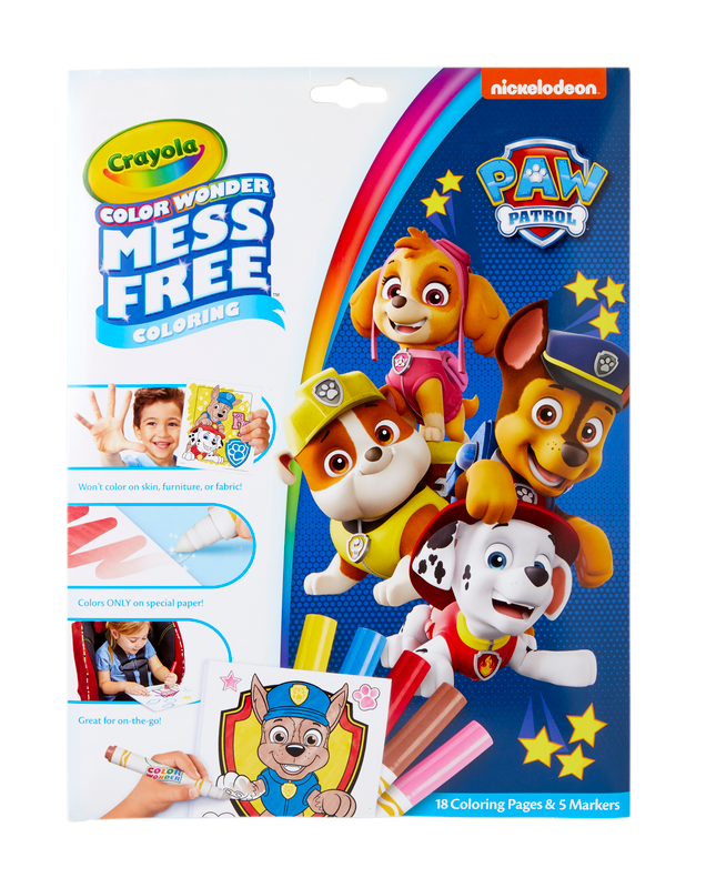 Crayola Colour Wonder Mess Free PAW Patrol – Toyworld NZ