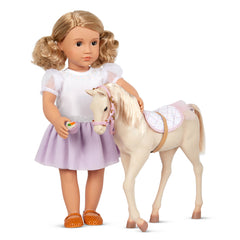 OUR GENERATION PALOMINO PARTY FOAL FOR 18 INCH (46CM) DOLL