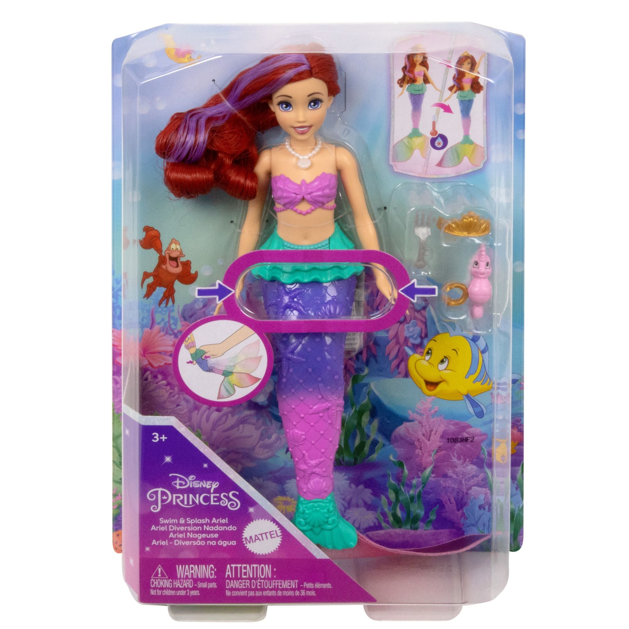 Disney Princess Swim Splash Ariel Doll – Toyworld NZ