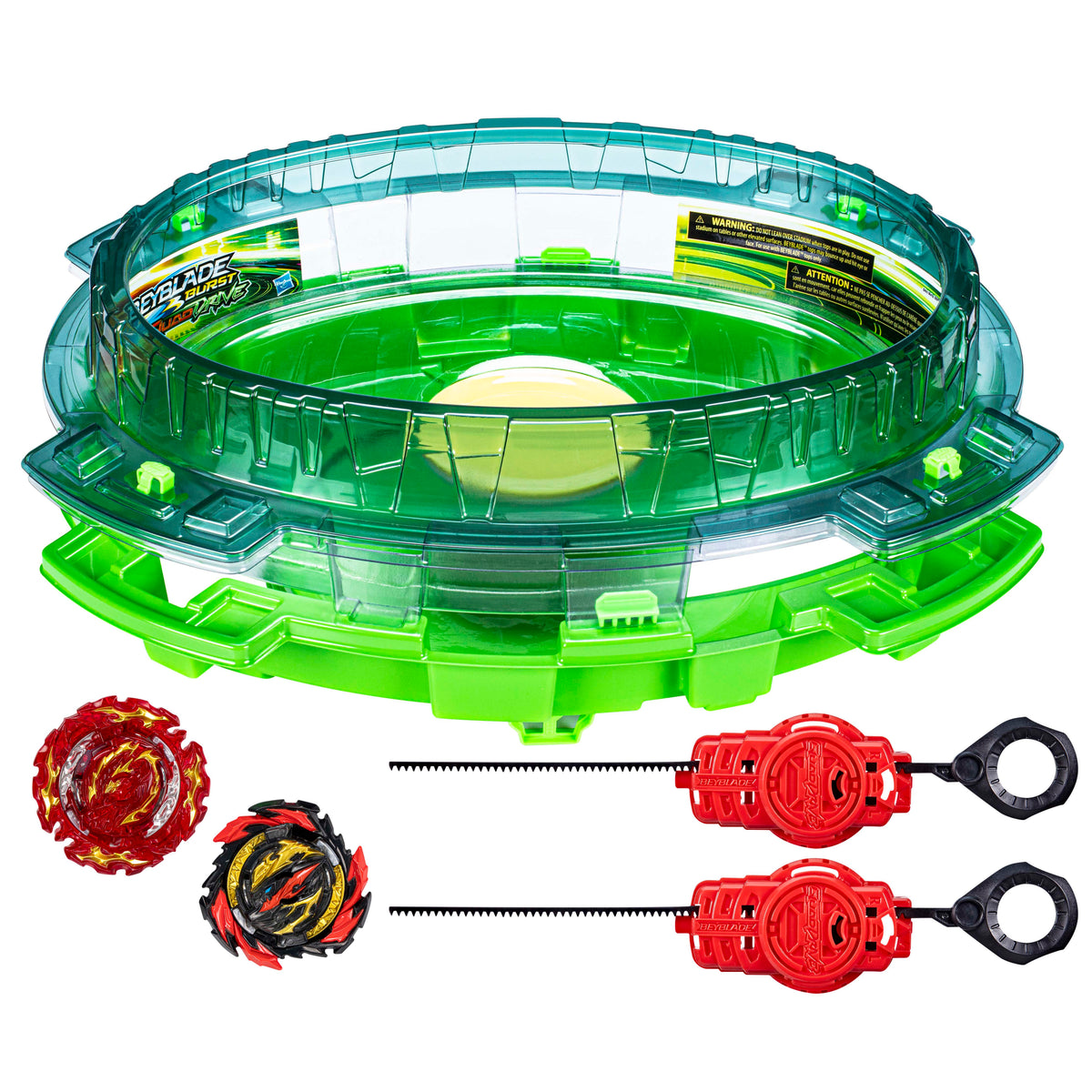 Quad Drive Beyblade Set De Combat Double Surface Hasbro Beyblade