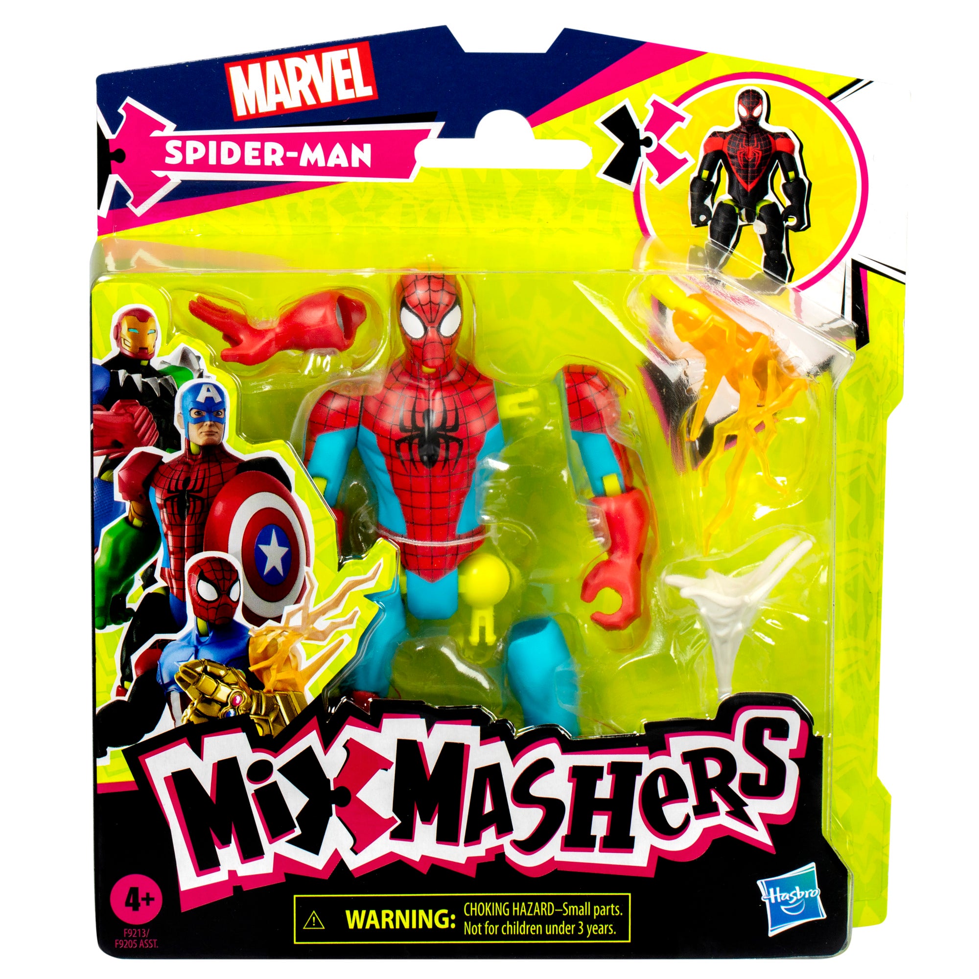 ☆toysmarch☆ Marvel Spiderman Mixmashers Spiderman Basic Figure – Toyworld NZ