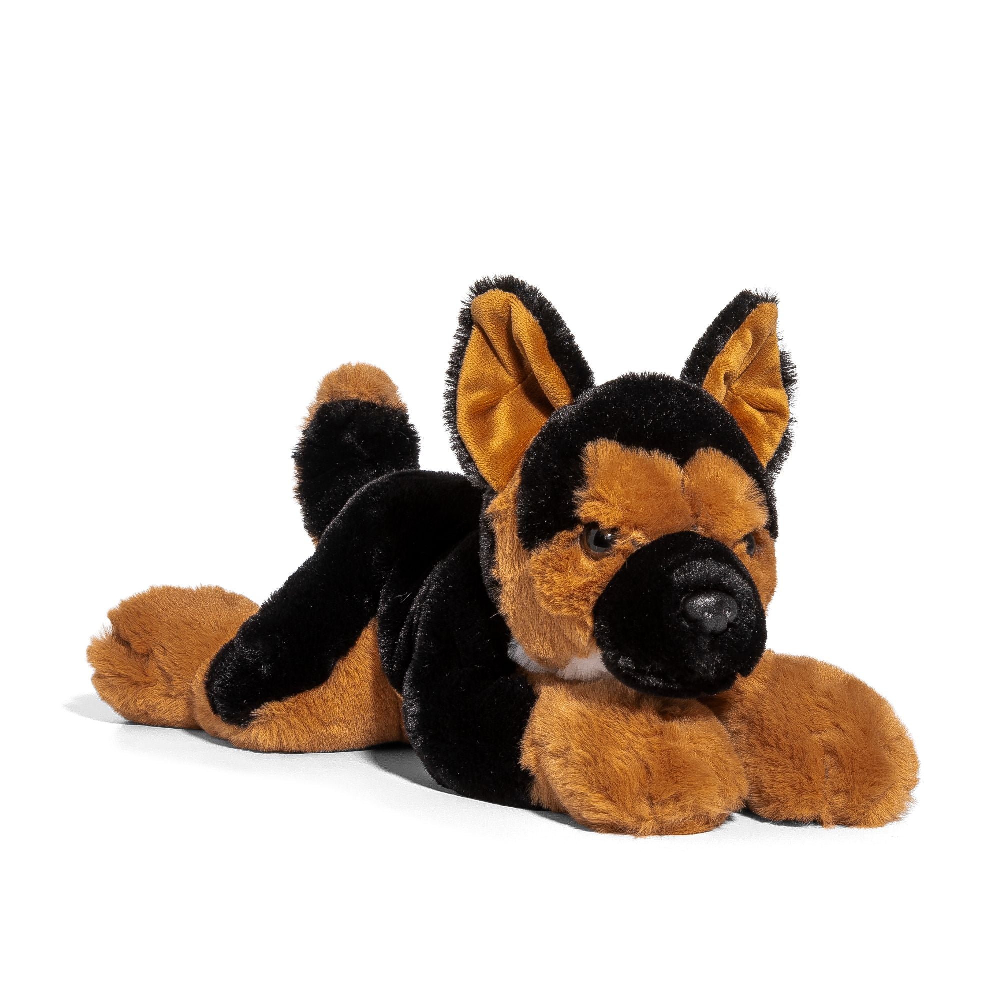 Schwarz Adopt-A-Pet Plush Lying German Shepherd 15 Inch