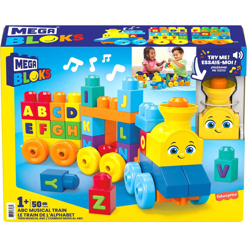 MEGA Bloks ABC Musical Train – Toyworld NZ