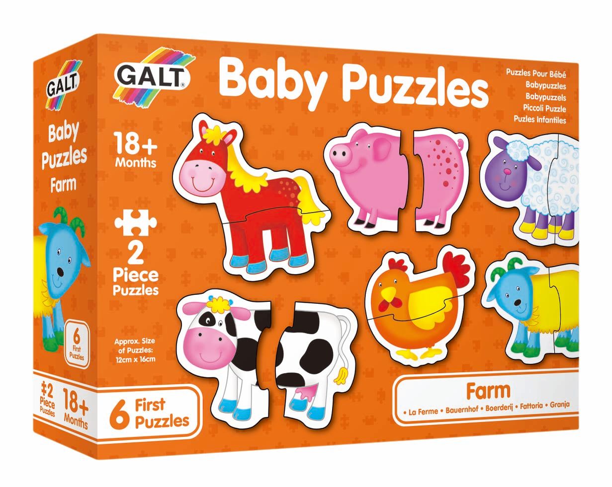 GALT Baby Puzzles Farm – Toyworld NZ