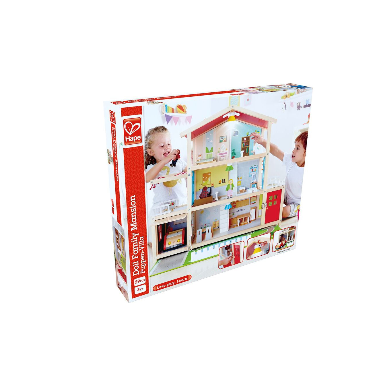 Hape Doll Family Mansion – Toyworld NZ