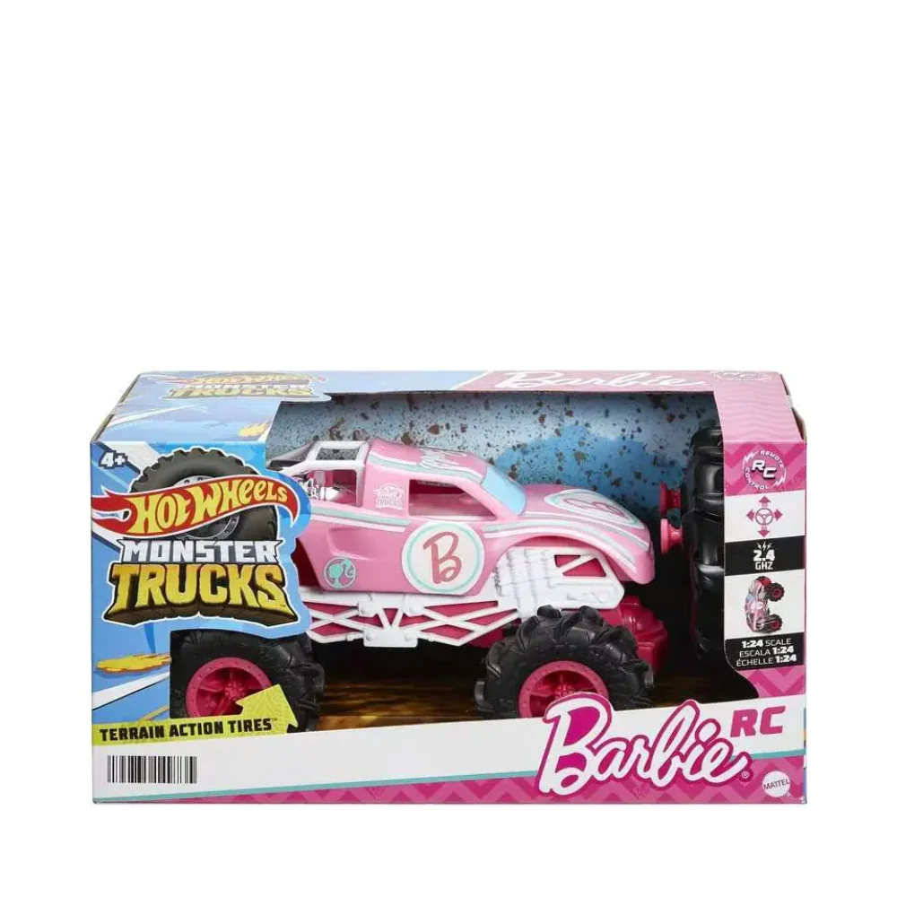 Hot Wheels Remote Control Monster Truck 1:24 Barbie – Toyworld NZ