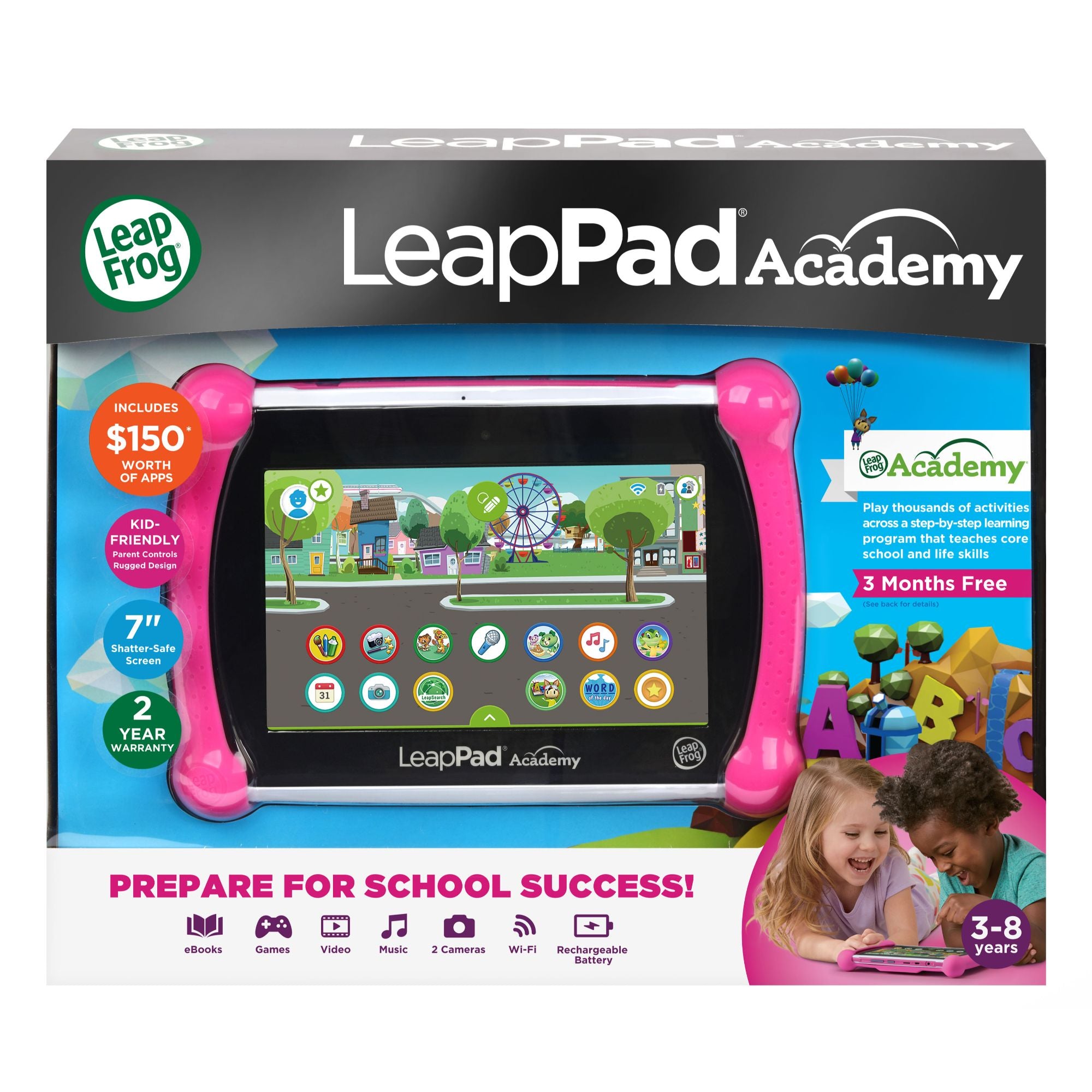 LeapFrog LeapPad Academy Pink – Toyworld NZ