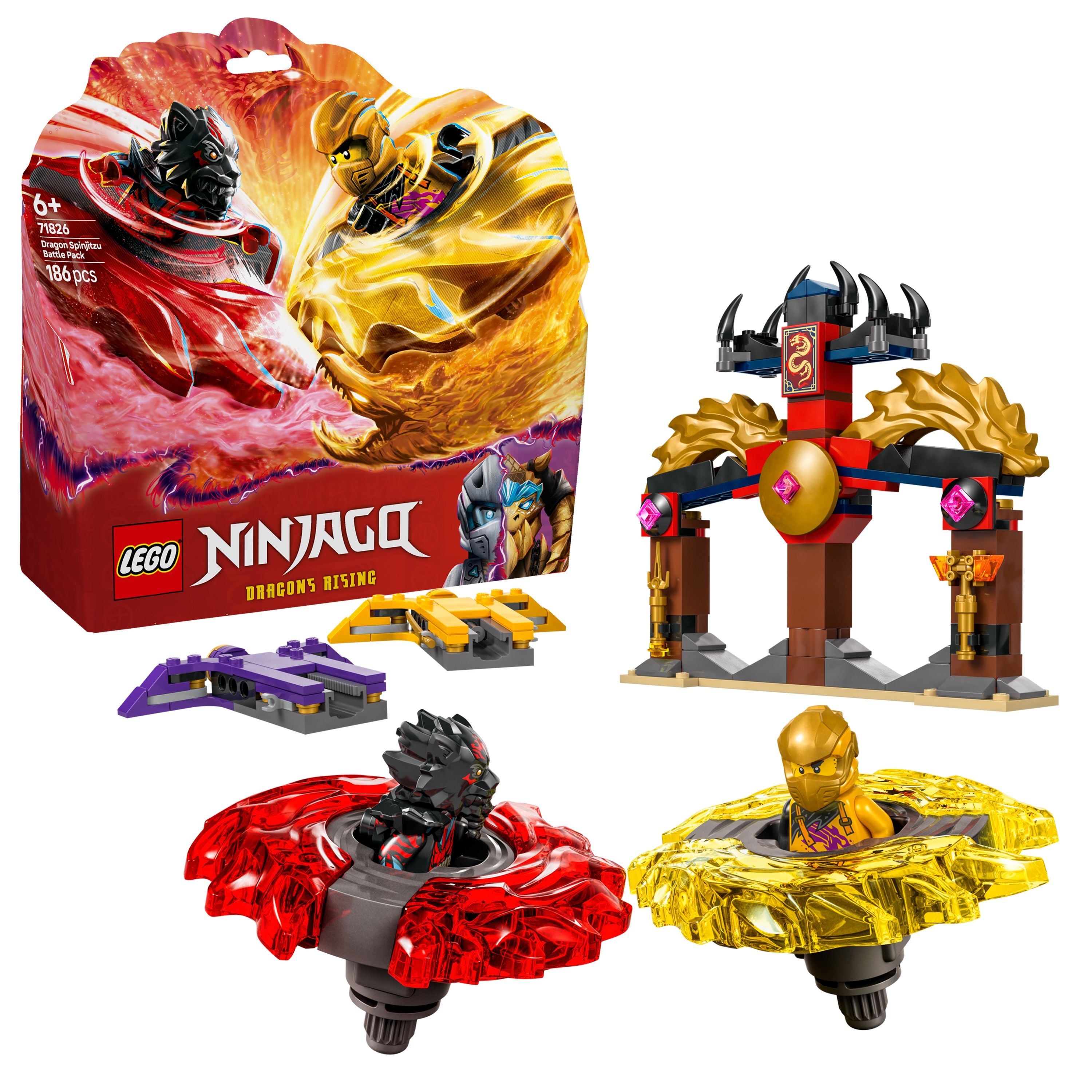 LEGO 71826 NINJAGO Dragon Spinjitzu Battle Pack – Toyworld NZ