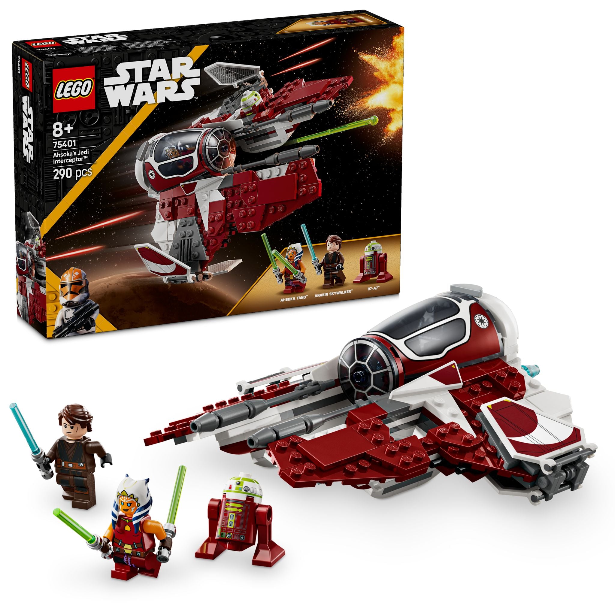 Lego Anakin Skywalker Ship LEGO Star Wars: Anakin's Custom Jedi
