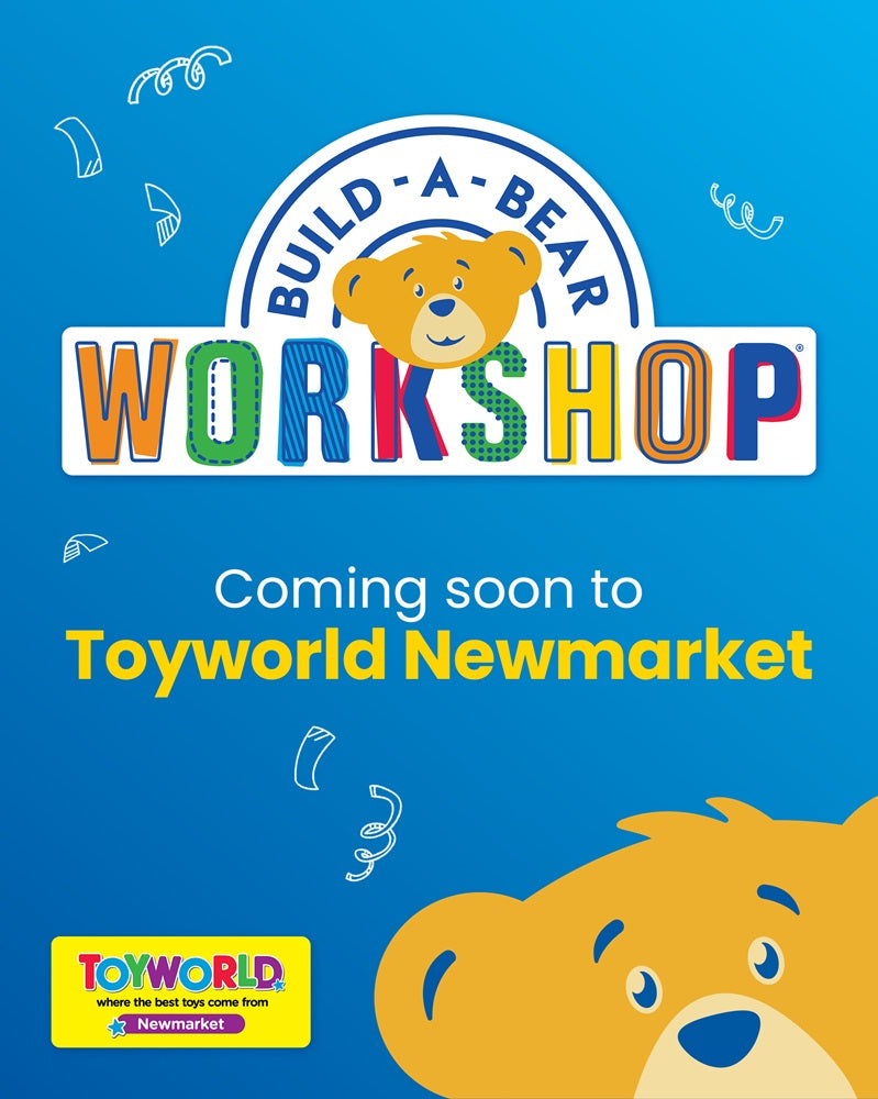 Build-a-bear workshops are coming soon to the Toyworld Newmarket NZ store.
