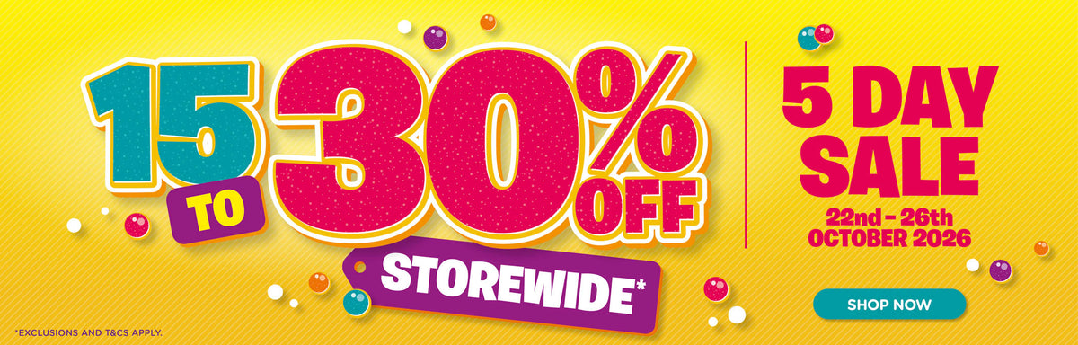 Toyworld Labour Weekend Sale banner.