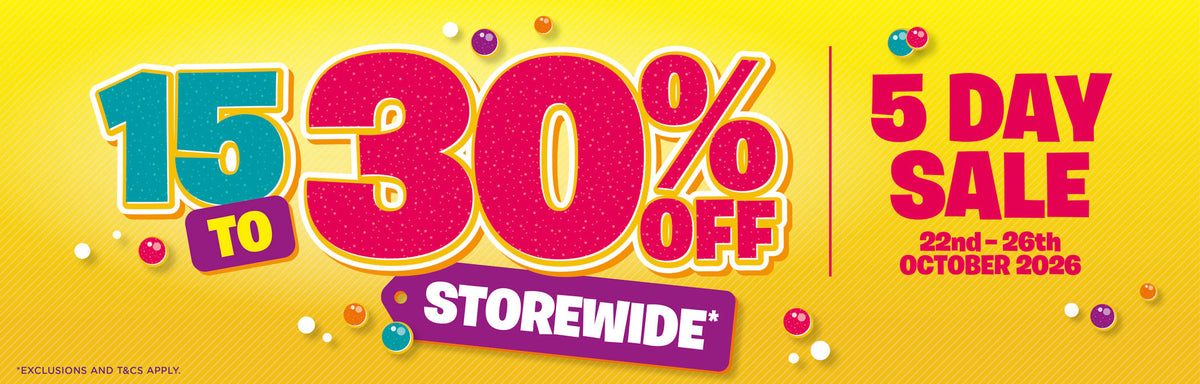 Toyworld Labour Weekend Sale banner.