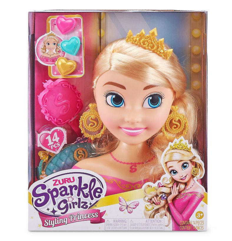 ZURU Sparkle Girlz Styling Head With Accessories – Toyworld NZ