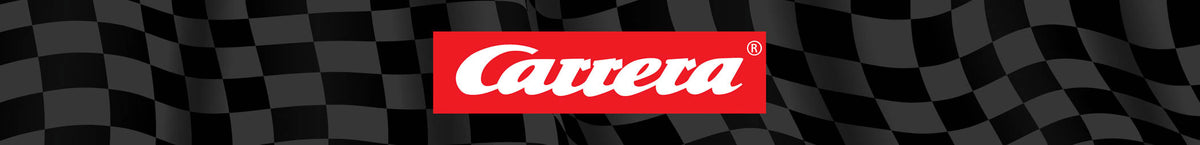 Carrera toy cars collection banner.