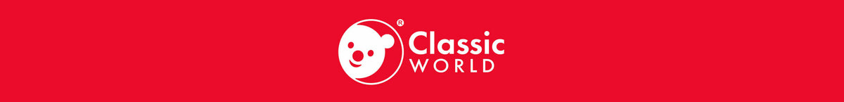 Classic World toys collection banner.