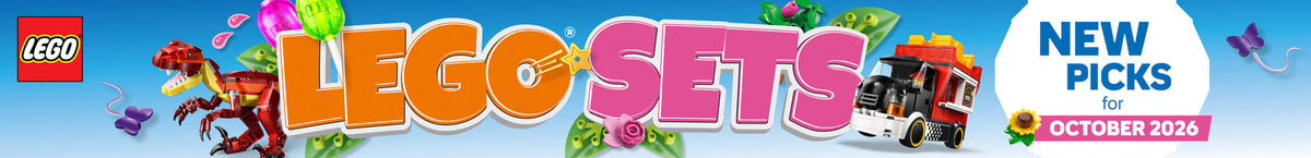 Toyworld New Lego for October Collection banner.
