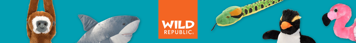 Toyworld Wild Republic collection of soft animal toys.
