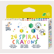 Haku Yoka Spiral Crayons-24 Colours