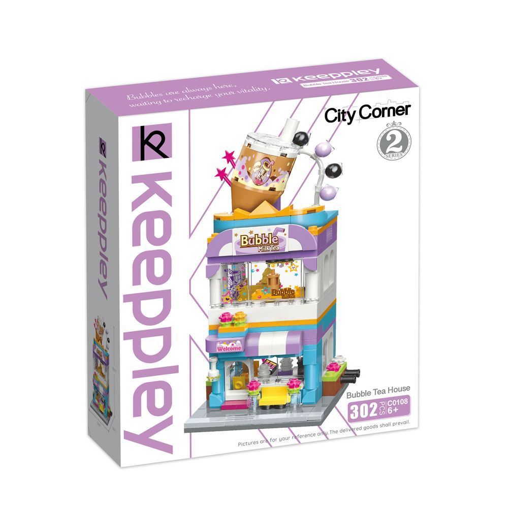 Keeppley City Corner Bubble Tea House - Toyworld NZ