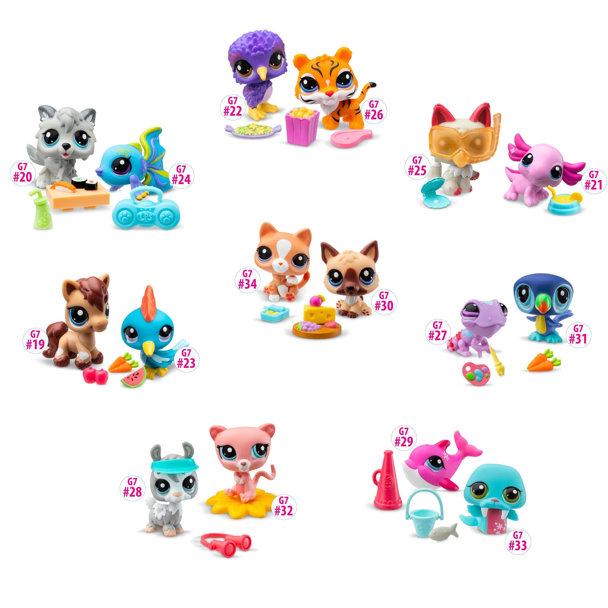Littlest Pet Shop Pet Pairs Yum Yum