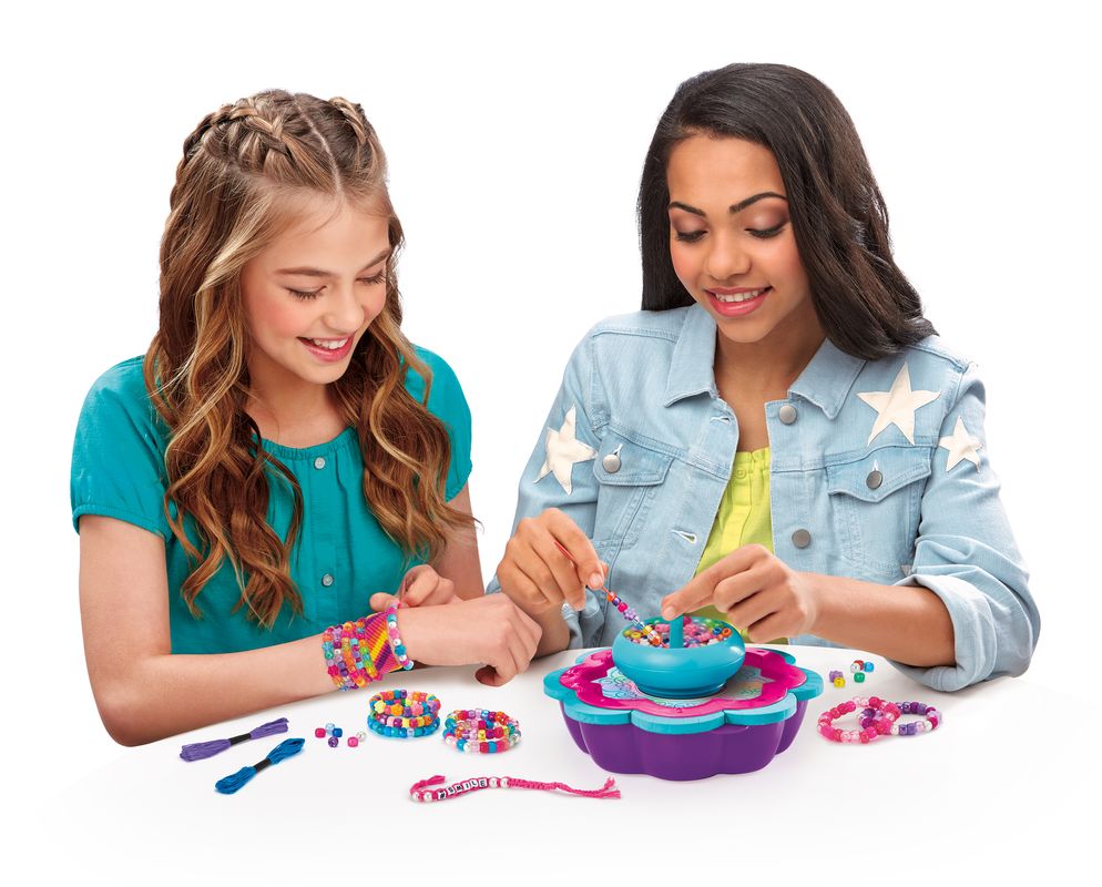Cra-Z-Art Shimmer 'N Sparkle 2 In 1 Spin & Bead Friendship Studio