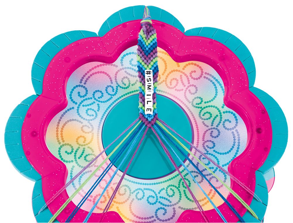 Cra-Z-Art Shimmer 'N Sparkle 2 In 1 Spin & Bead Friendship Studio