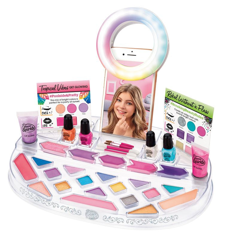 Cra-Z-Art Shimmer 'N Sparkle Light Up Beauty Studio