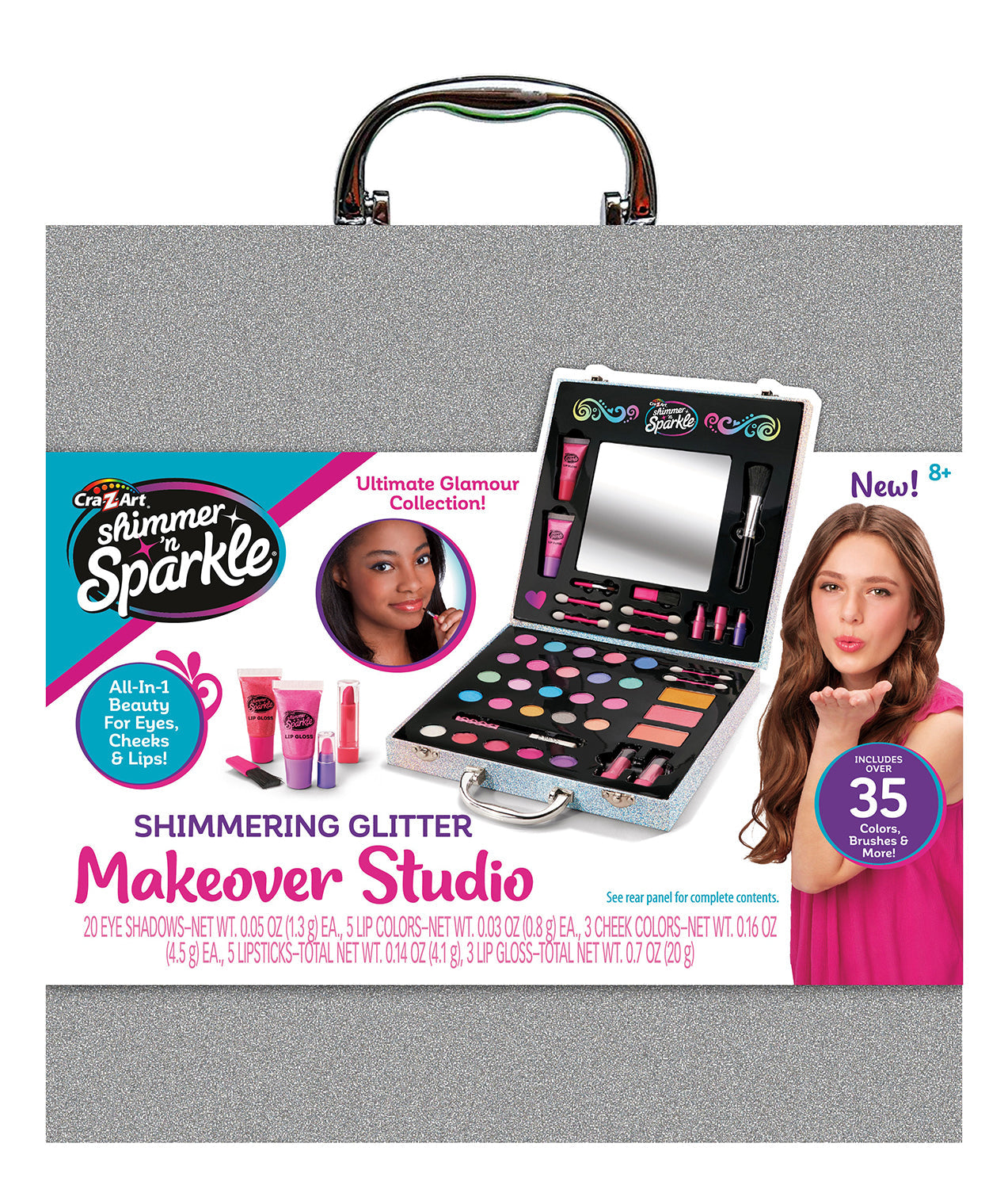 Cra-Z-Art Shimmer 'N Sparkle Glitter Makeover Studio